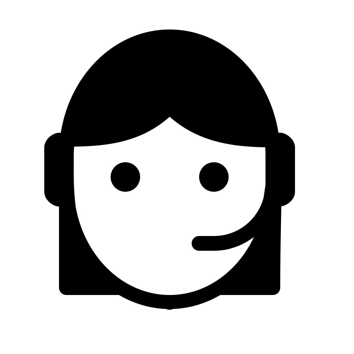 forma thin filled style assistente icon