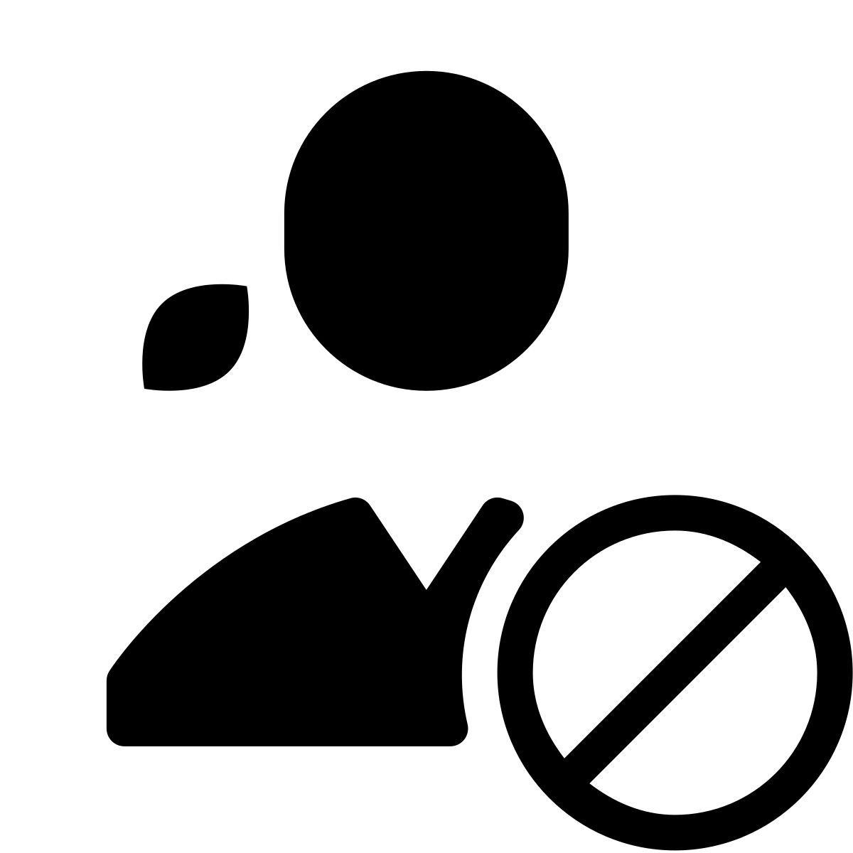 forma thin filled style reject icon