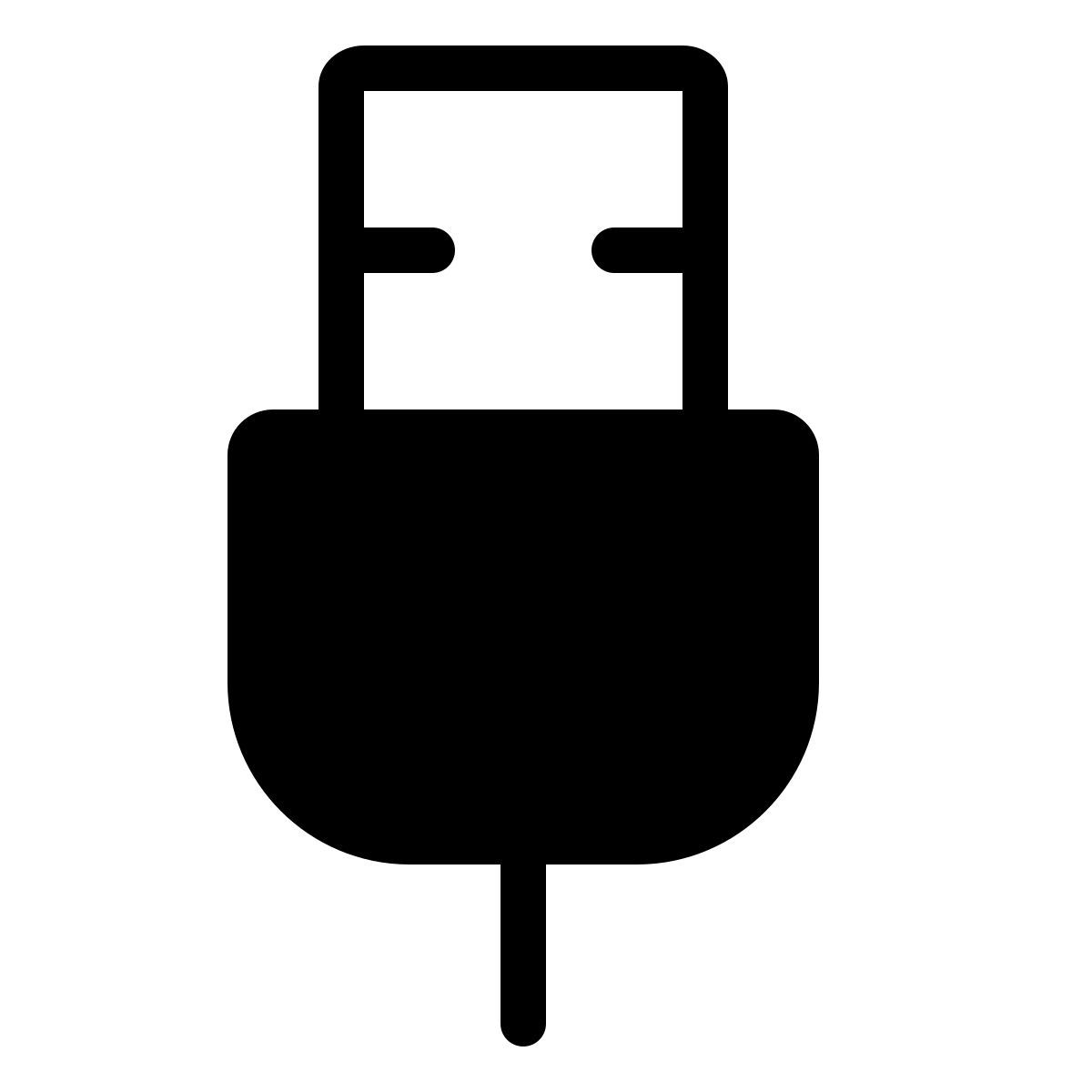forma thin filled style usb 2 icon