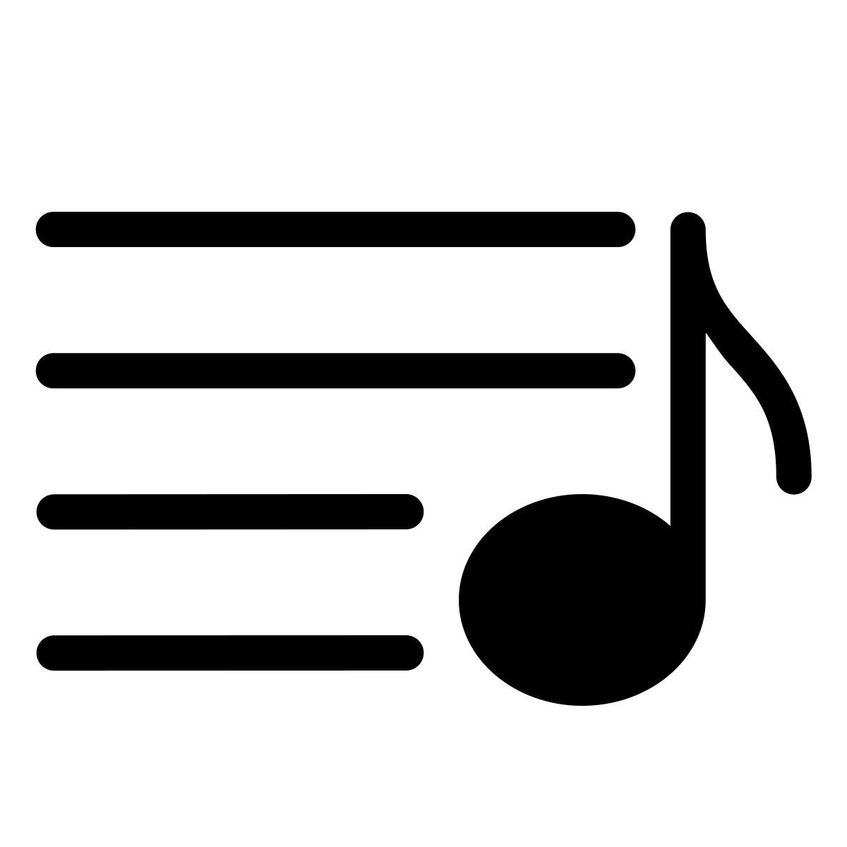 forma thin filled style liste de lecture vidéo icon