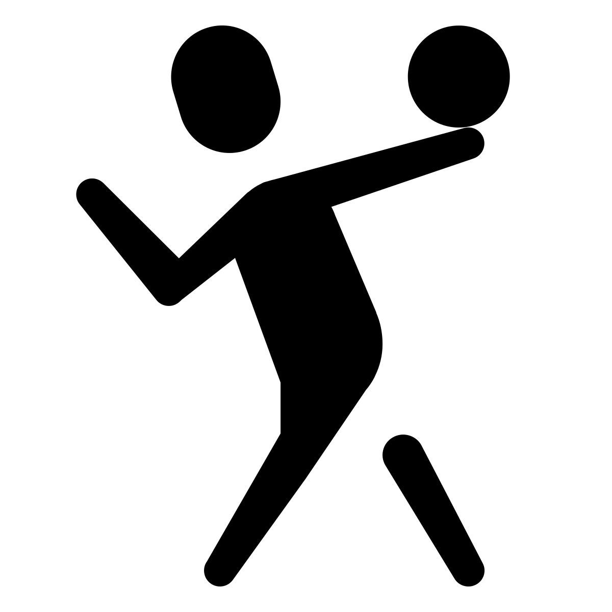 forma thin filled style pallavolo 2 icon