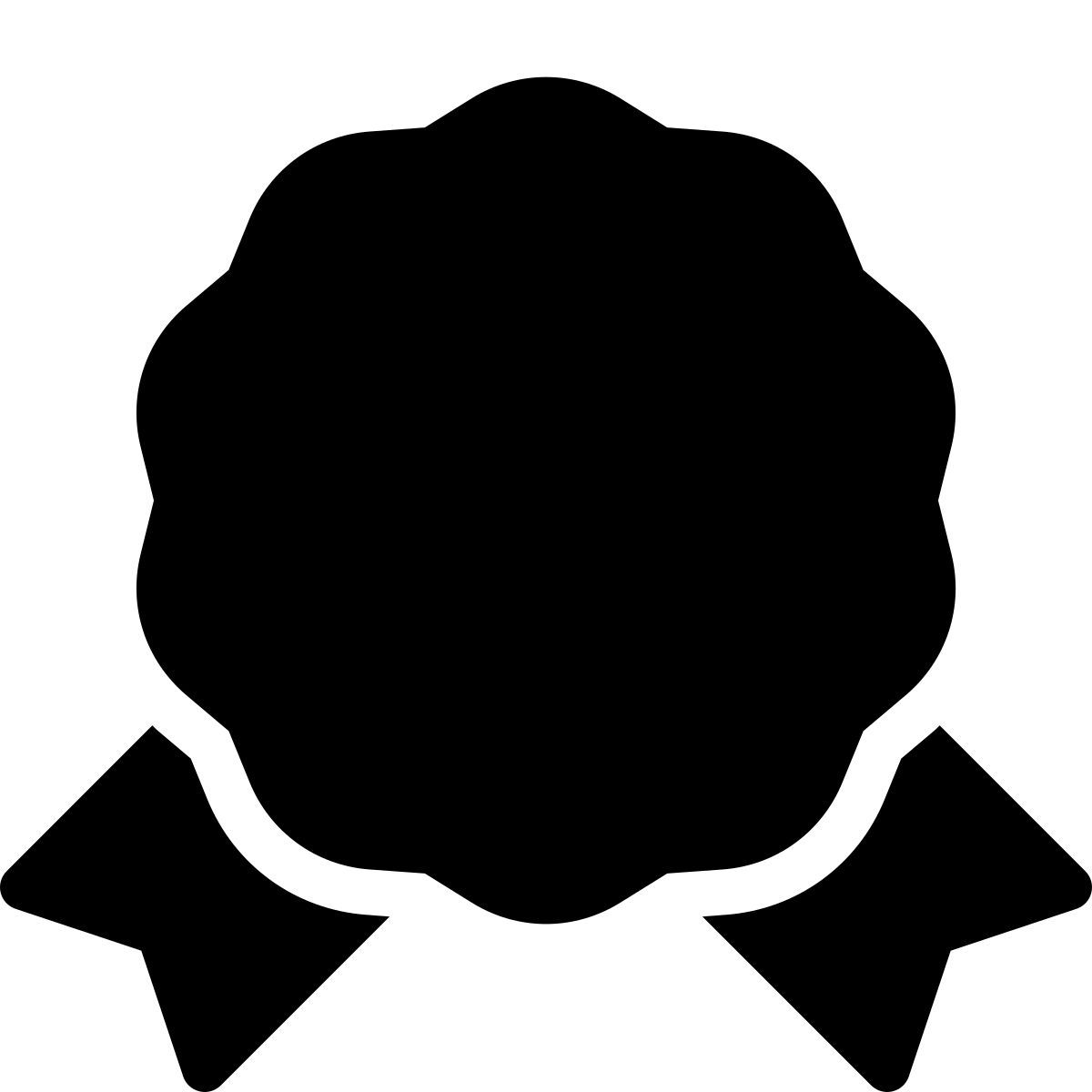 forma thin filled style garanzia icon