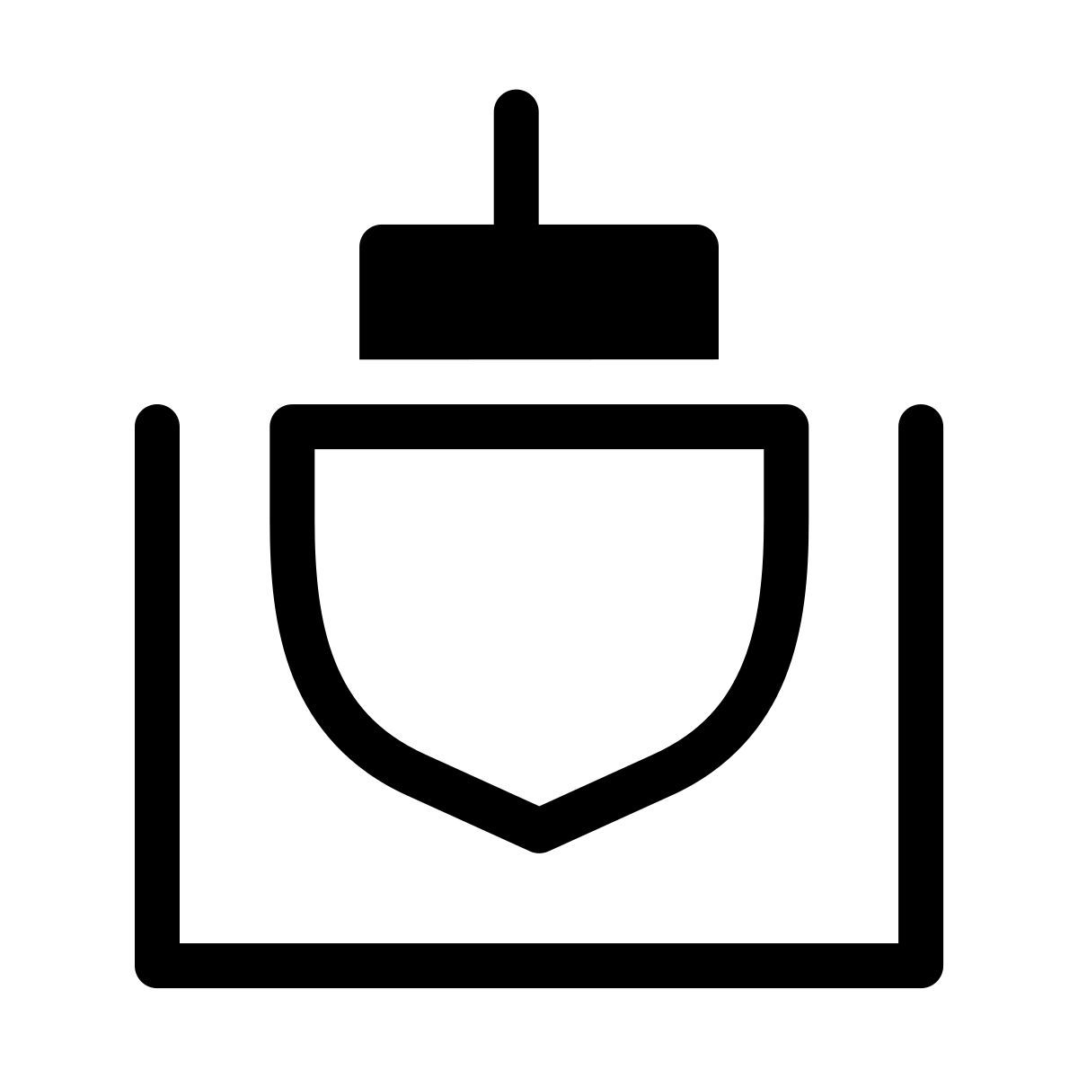 forma thin filled style 码头 icon