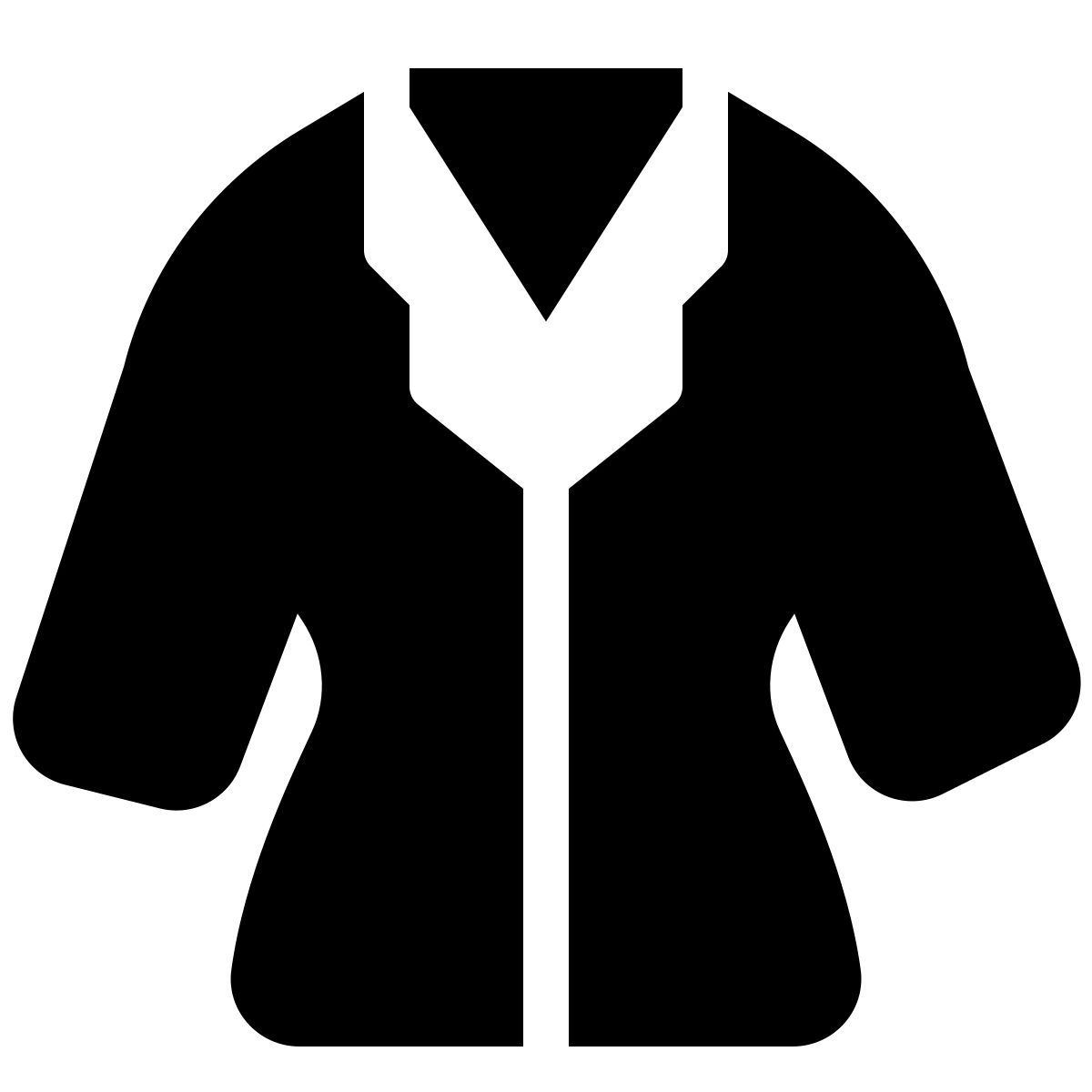 forma thin filled style womens suit icon