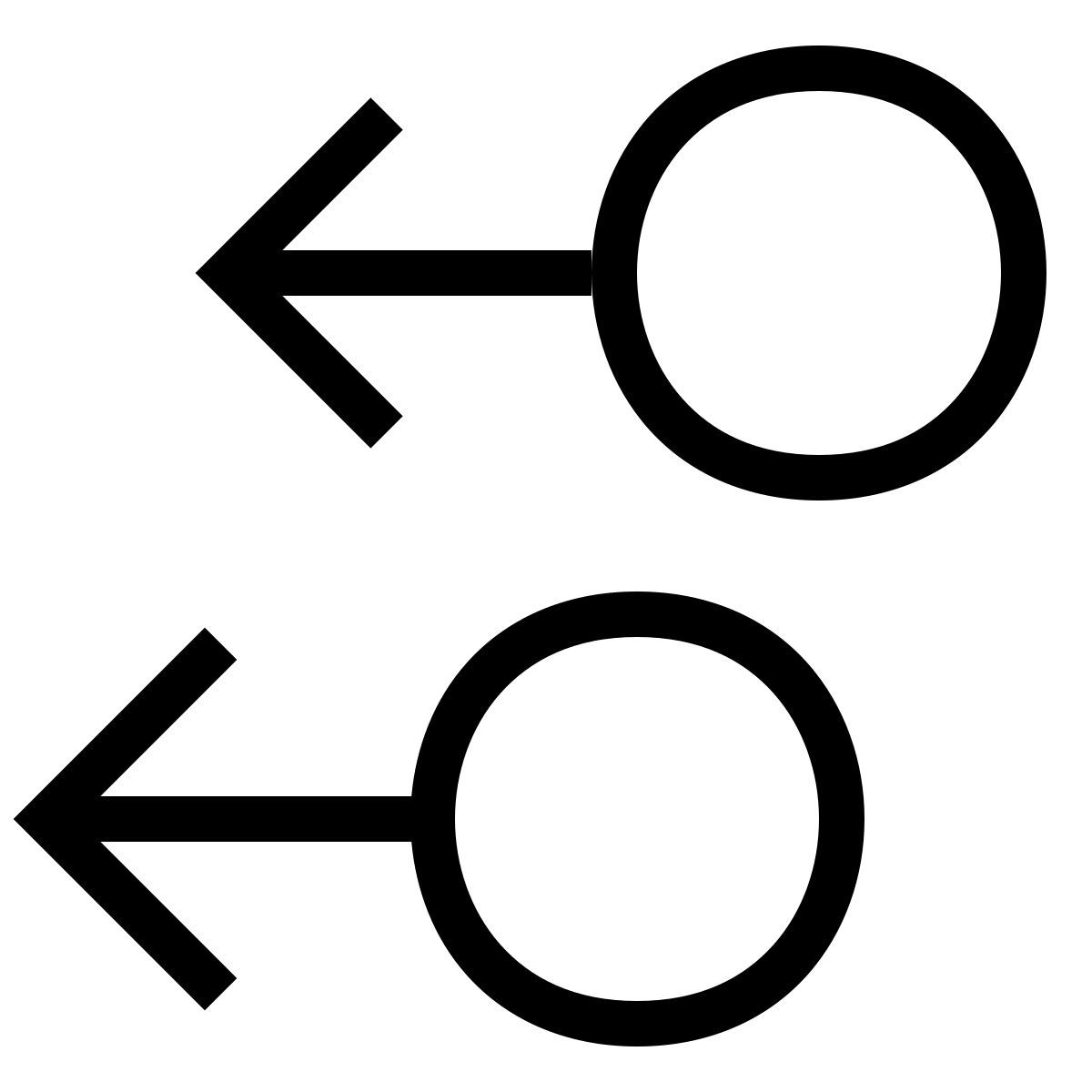 forma thin sharp style 两指向左滑动 icon