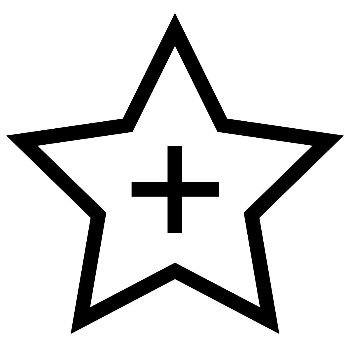 forma thin sharp style add to favorites icon