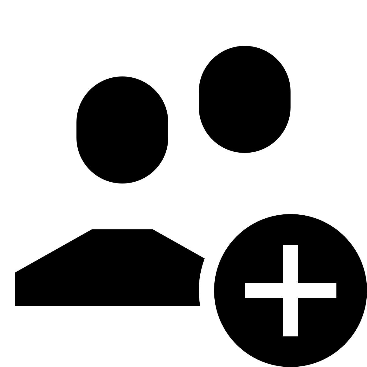 forma thin sharp style aggiungi gruppo utente uomo uomo icon