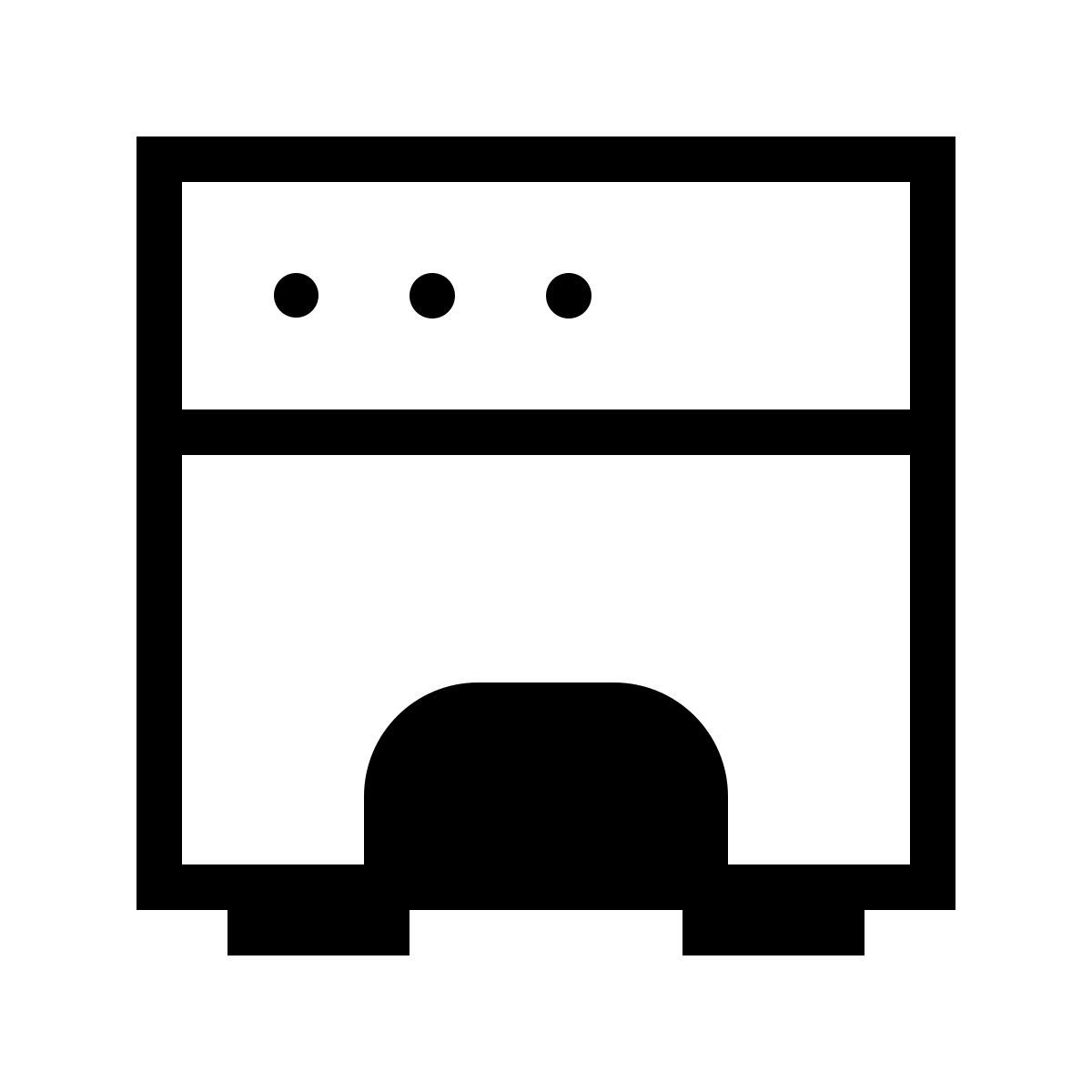 forma thin sharp style bake icon