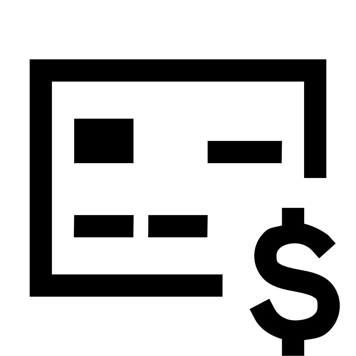 forma thin sharp style carte bancaire dollar icon