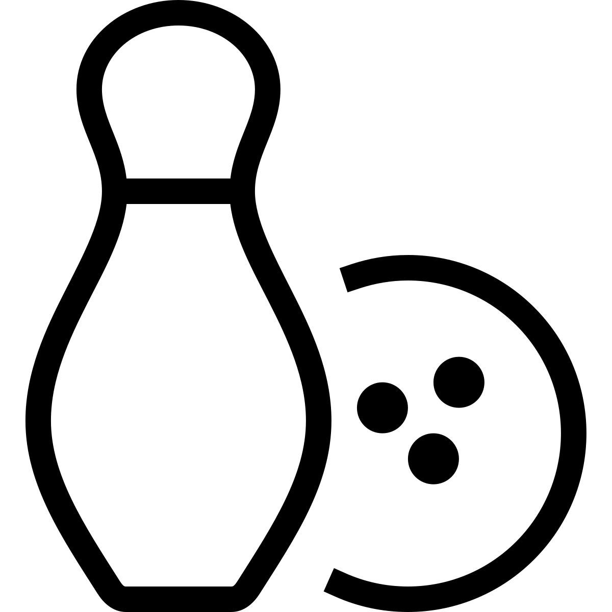 forma thin sharp style bowling icon