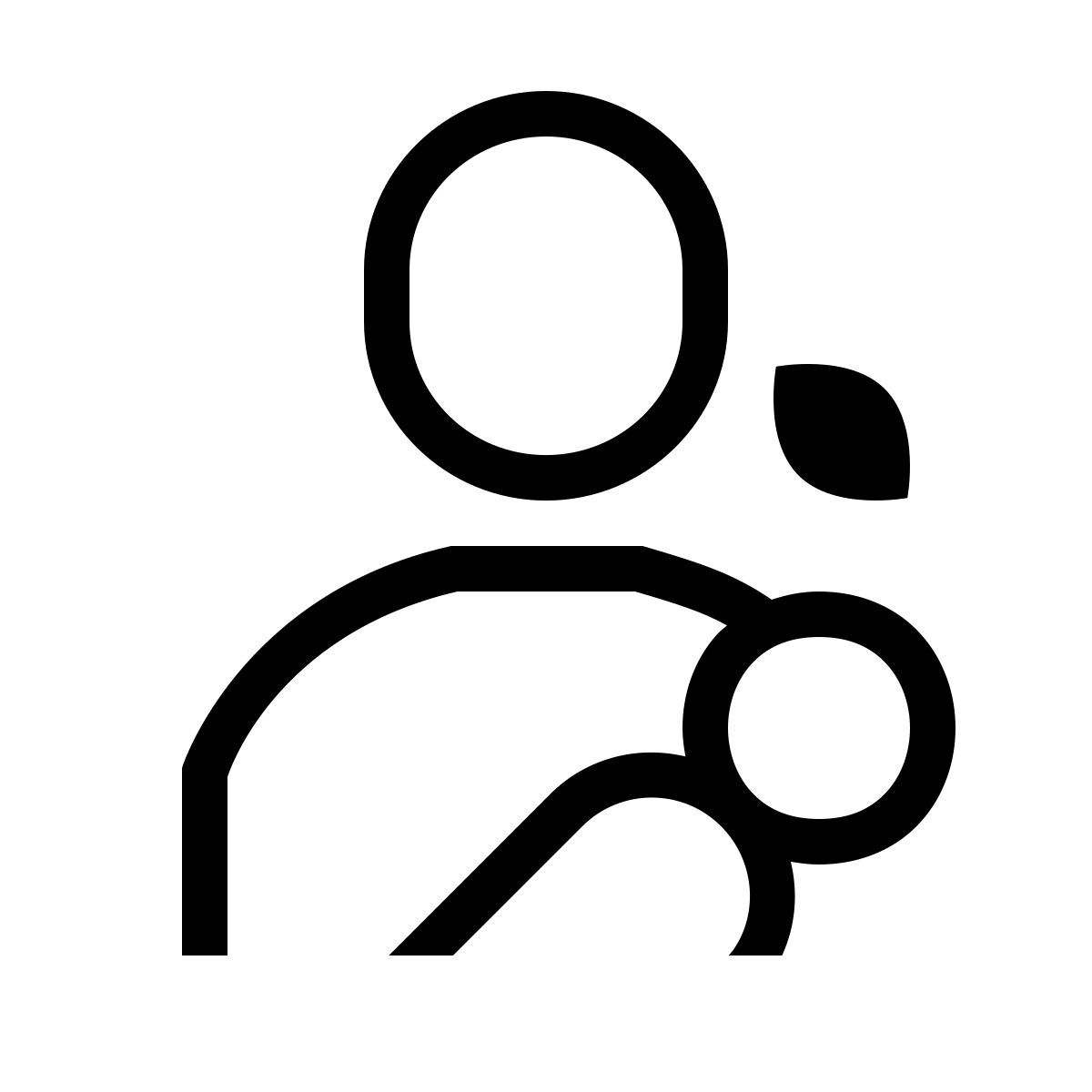 forma thin sharp style breastfeeding icon