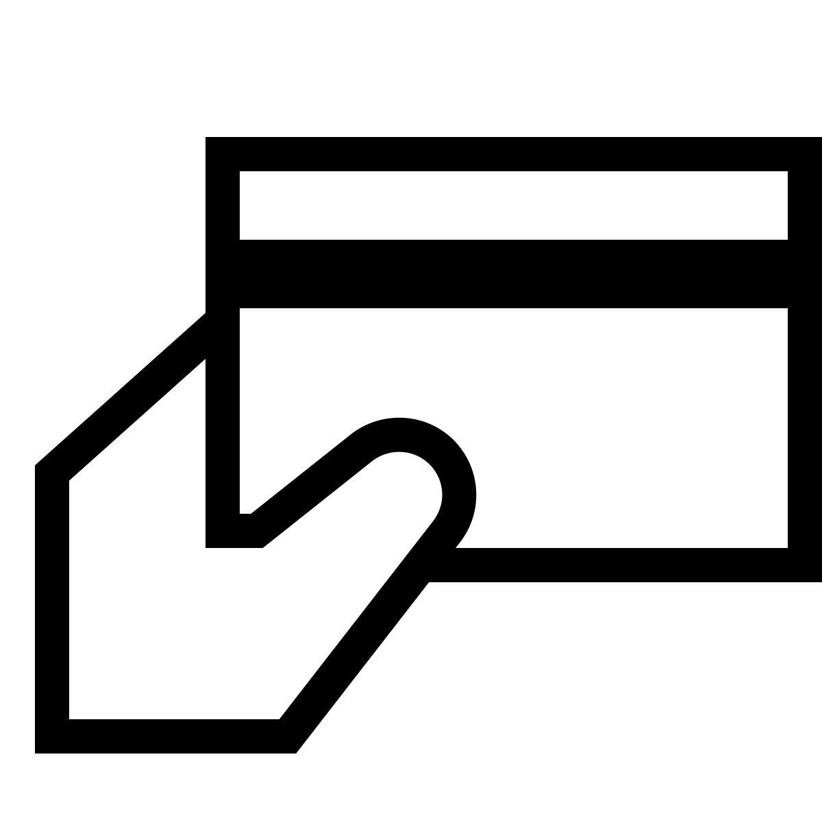 forma thin sharp style 사용중인 카드 icon