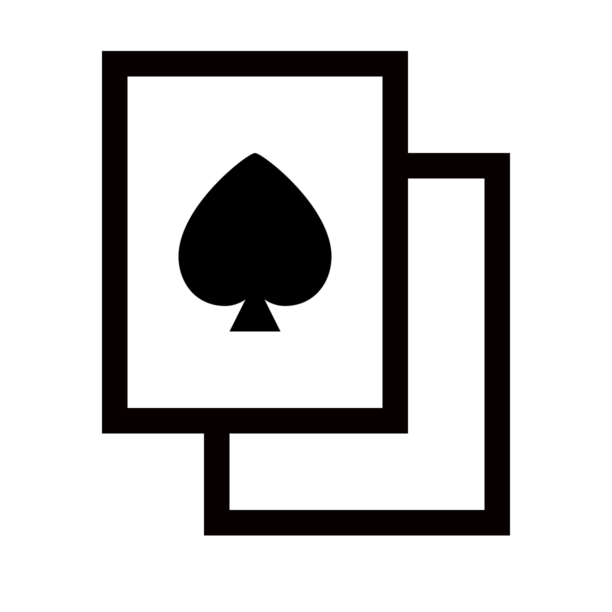 forma thin sharp style cards icon
