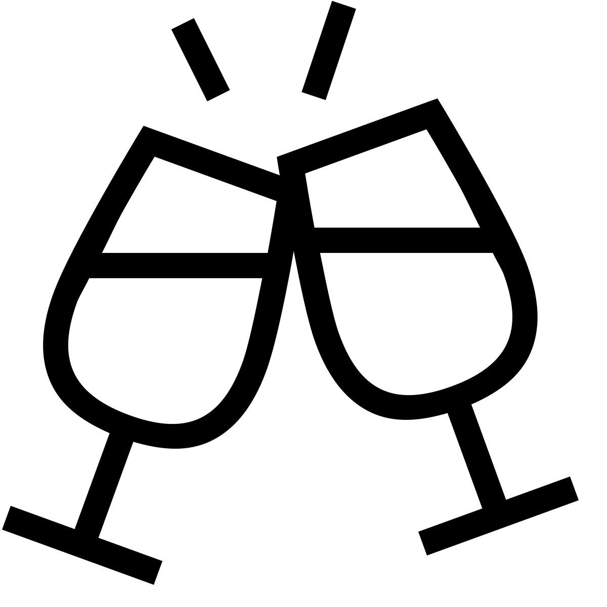 forma thin sharp style champagne icon