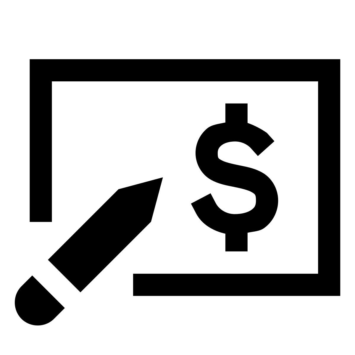 forma thin sharp style libretto degli assegni icon