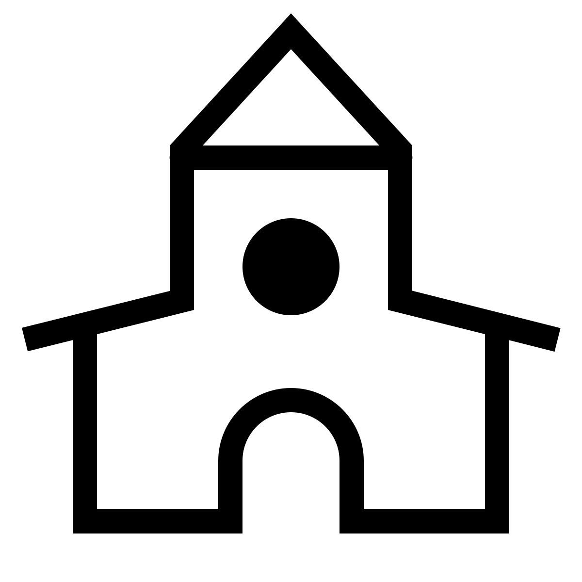 forma thin sharp style 市教堂 icon