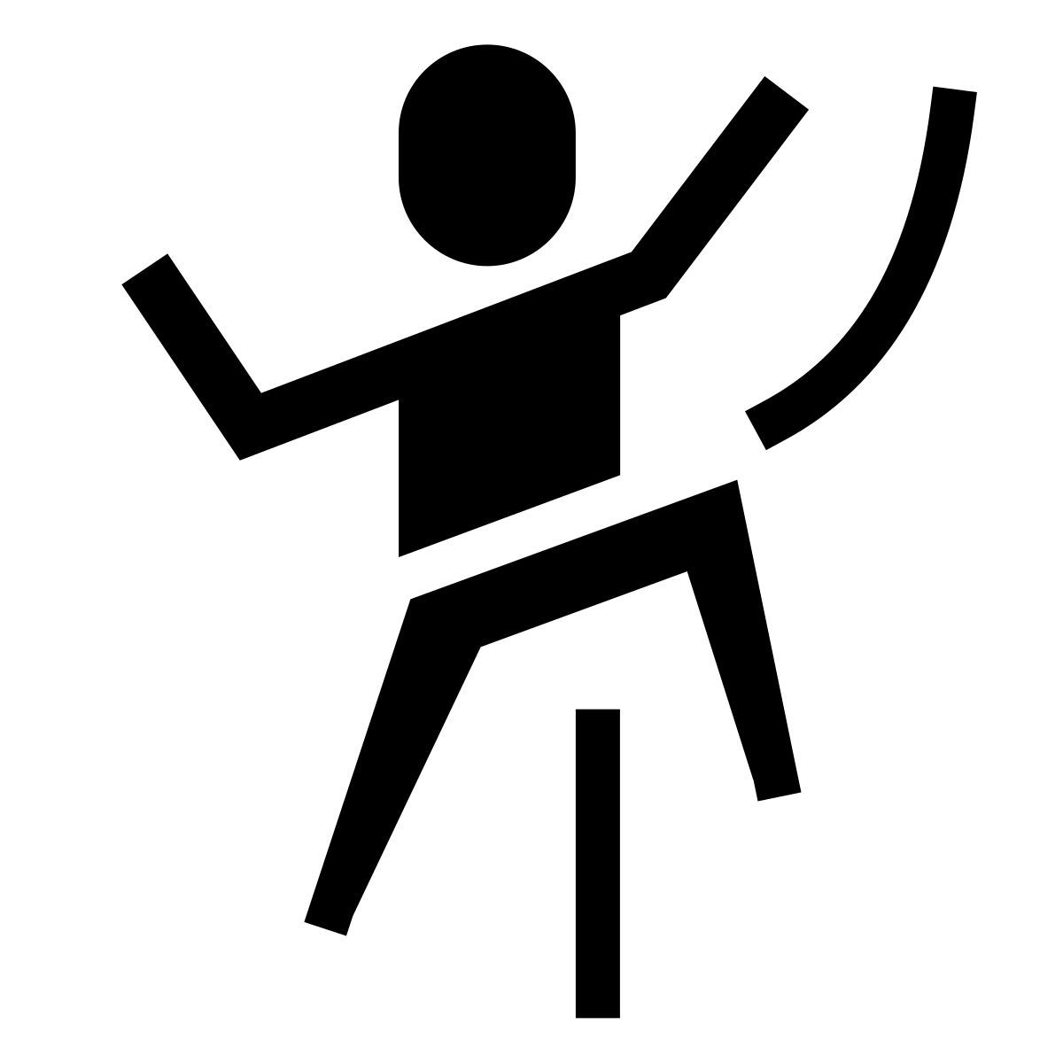 forma thin sharp style klettern icon