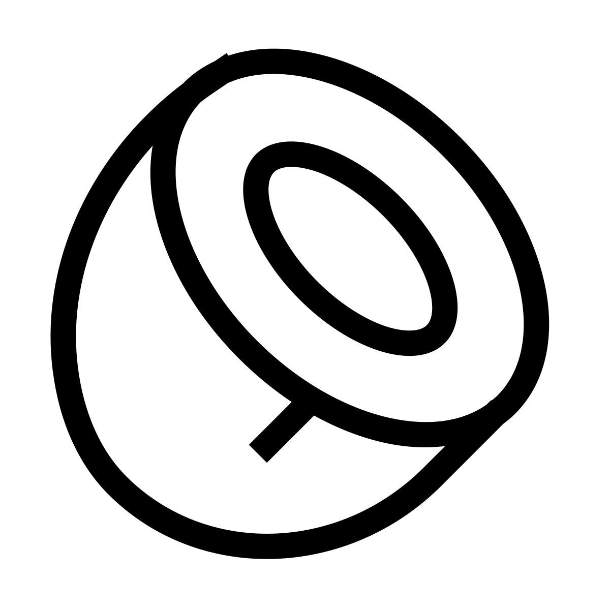 forma thin sharp style 椰子 icon