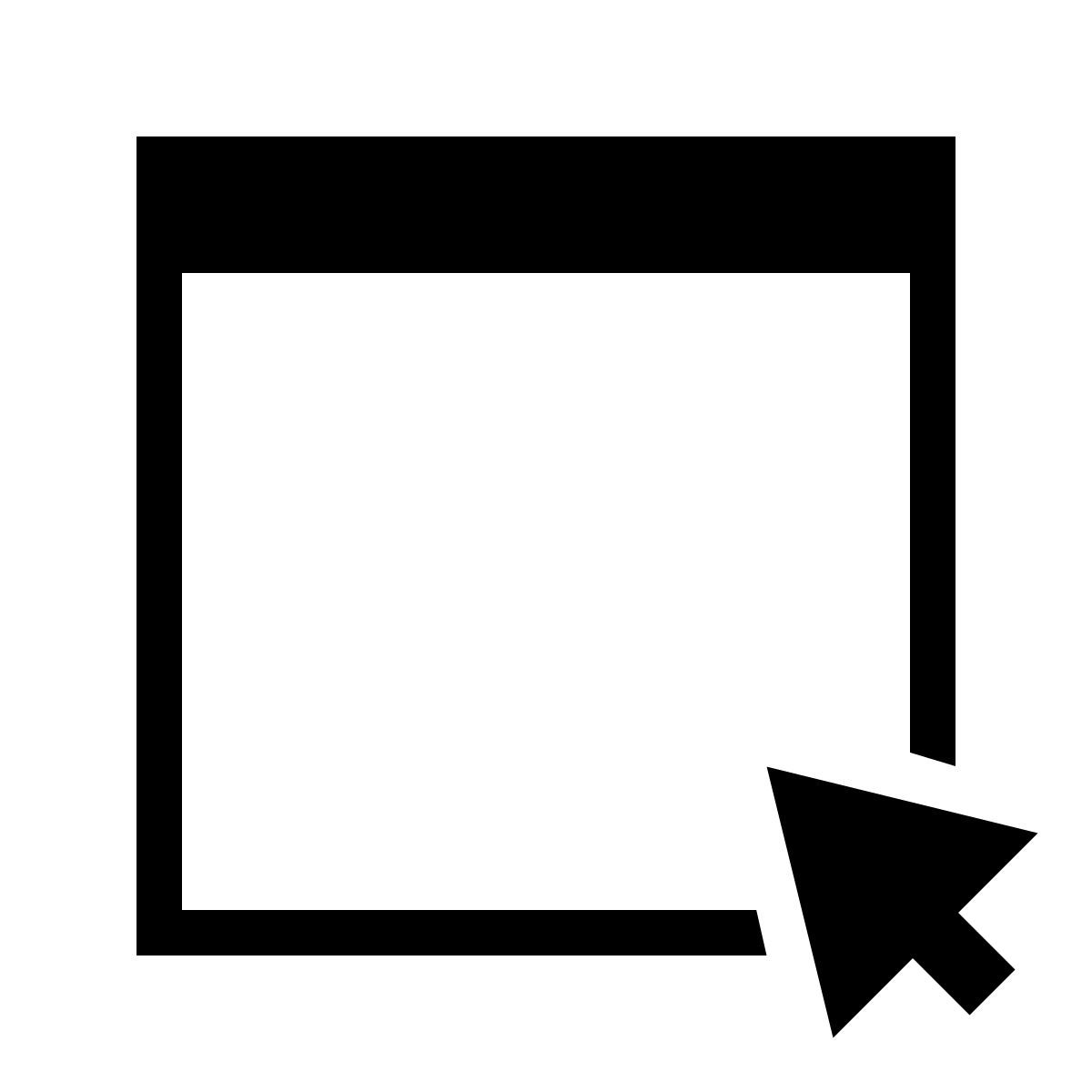 forma thin sharp style 窗口中的光标 icon