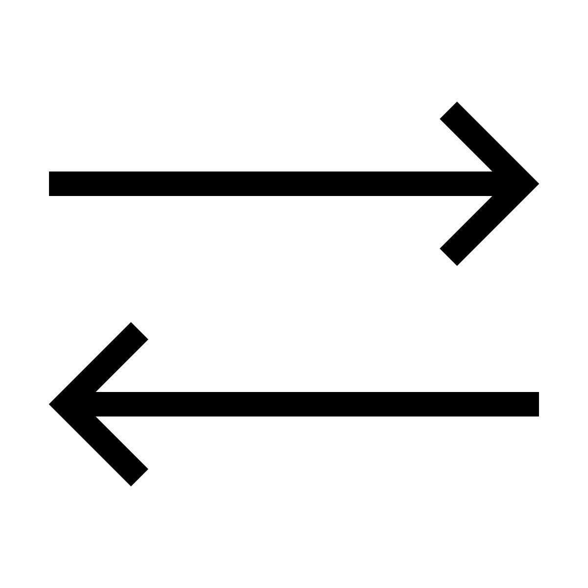 forma thin sharp style data transfer icon