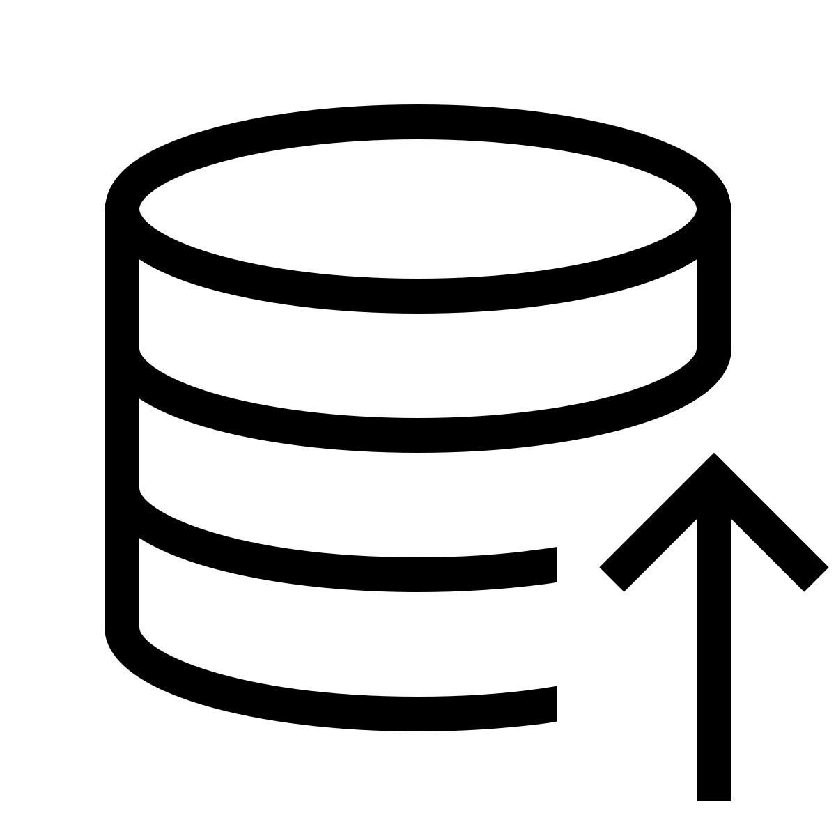 forma thin sharp style 데이터베이스 복원 icon