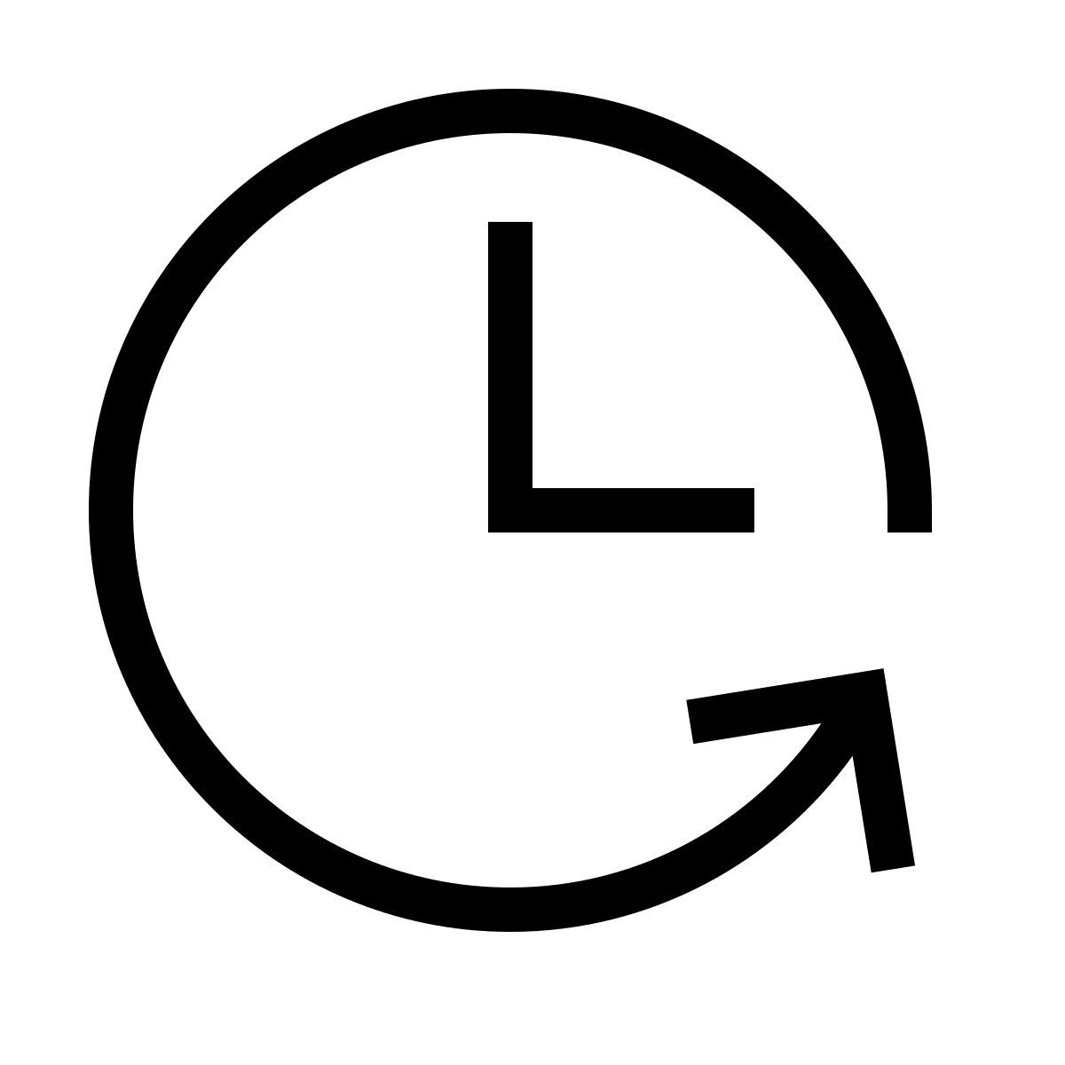 forma thin sharp style heure de livraison icon