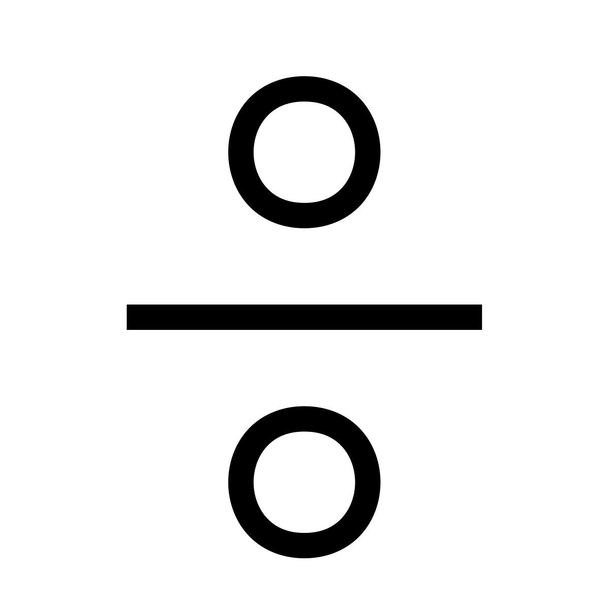 forma thin sharp style dividir icon