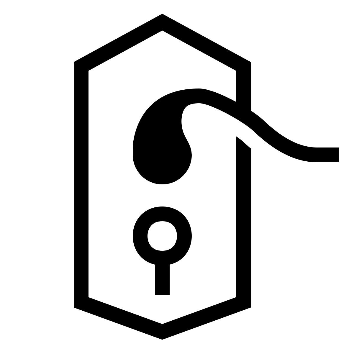 forma thin sharp style door handle icon