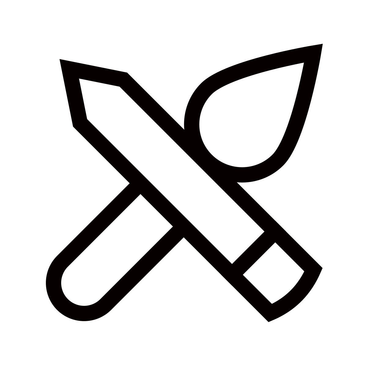 forma thin sharp style drawing icon