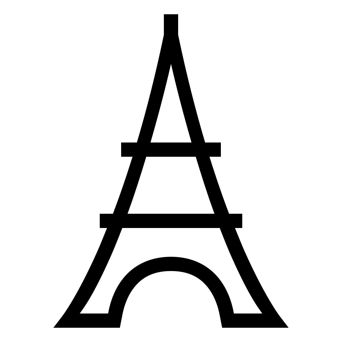 forma thin sharp style torre eiffel icon