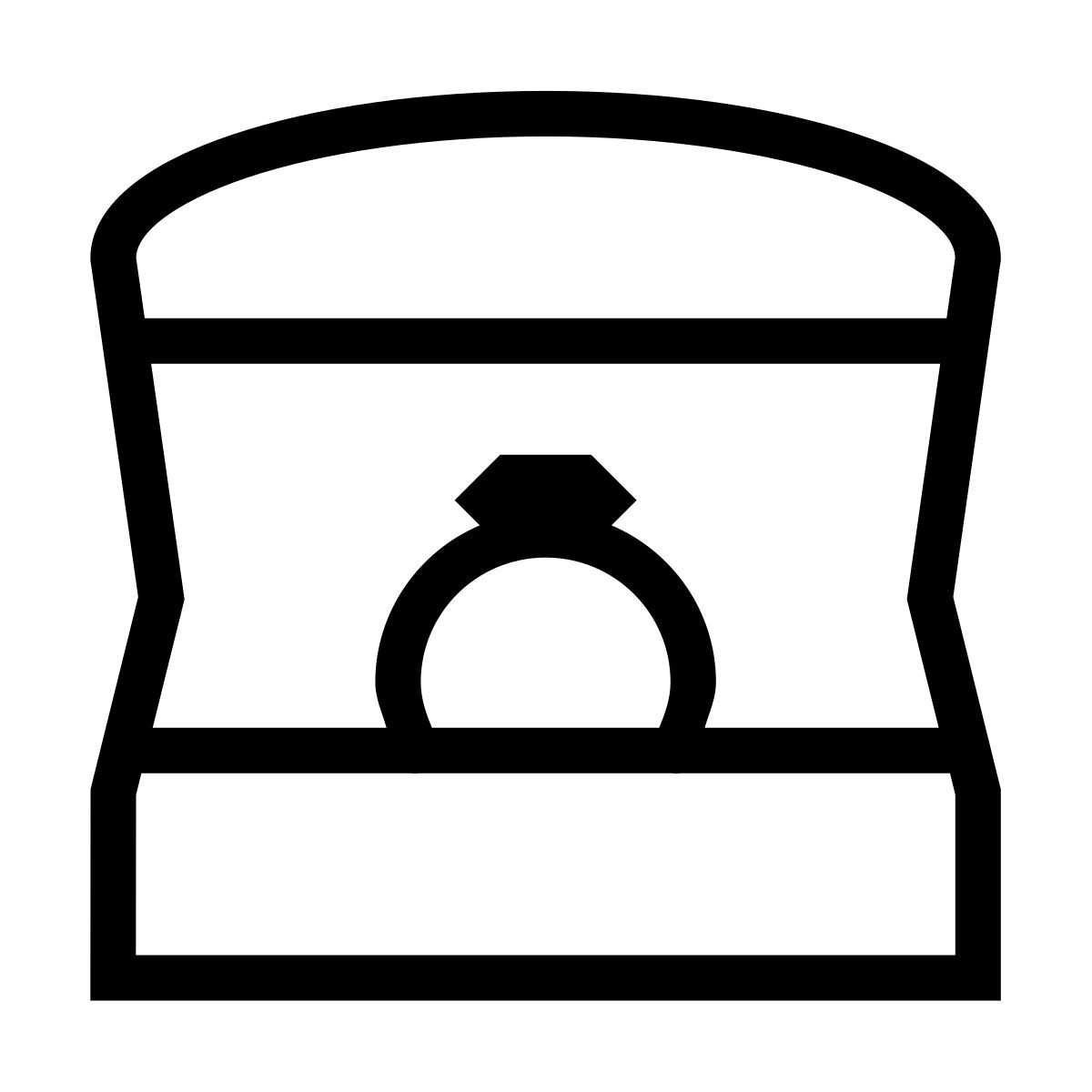 forma thin sharp style engagement ring icon