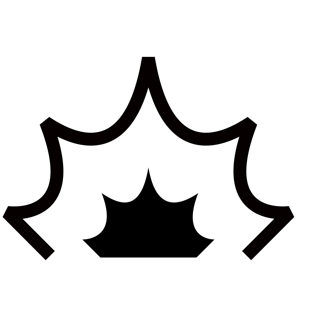 forma thin sharp style explosion icon