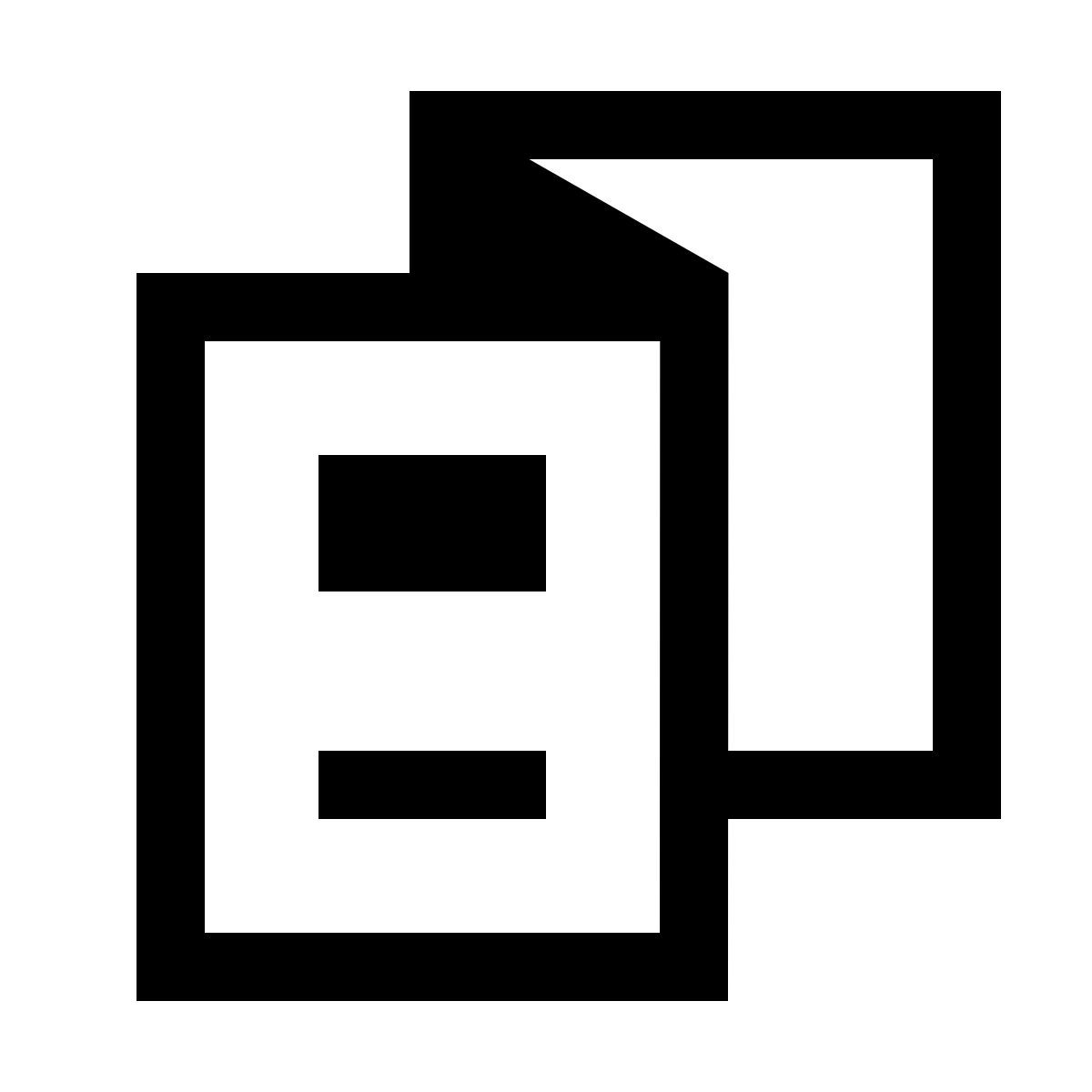 forma thin sharp style 折叠小册子 icon