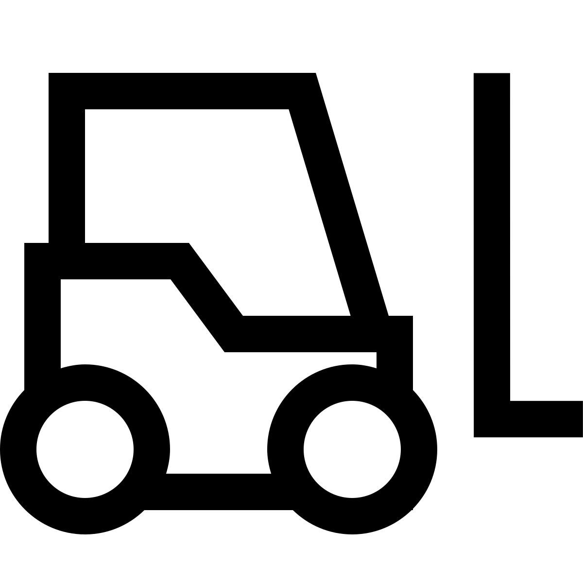 forma thin sharp style chariot élévateur icon