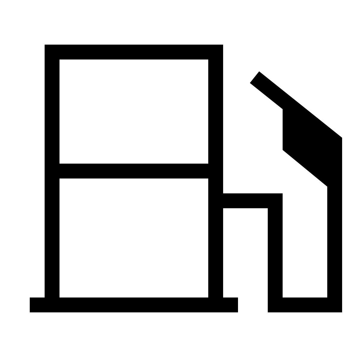 forma thin sharp style benzinaio icon