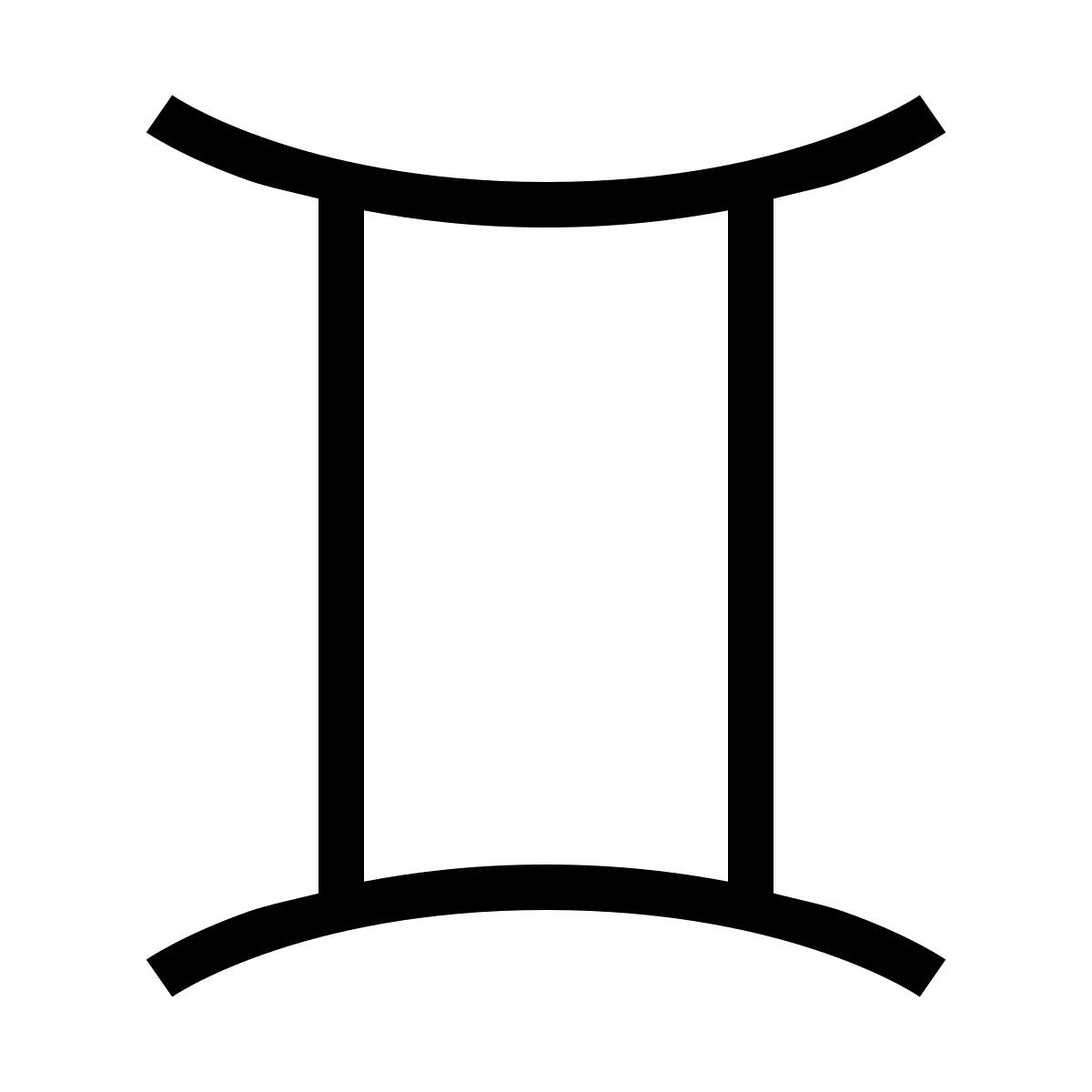 forma thin sharp style géminis icon