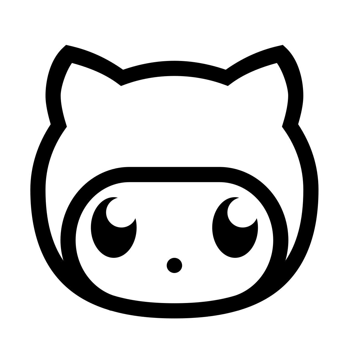 forma thin sharp style github 2 icon