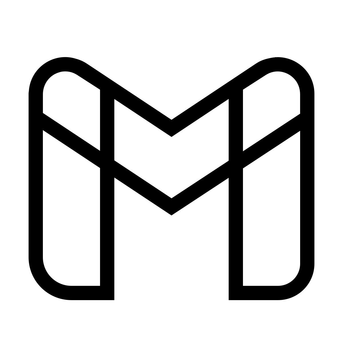 forma thin sharp style gmail icon