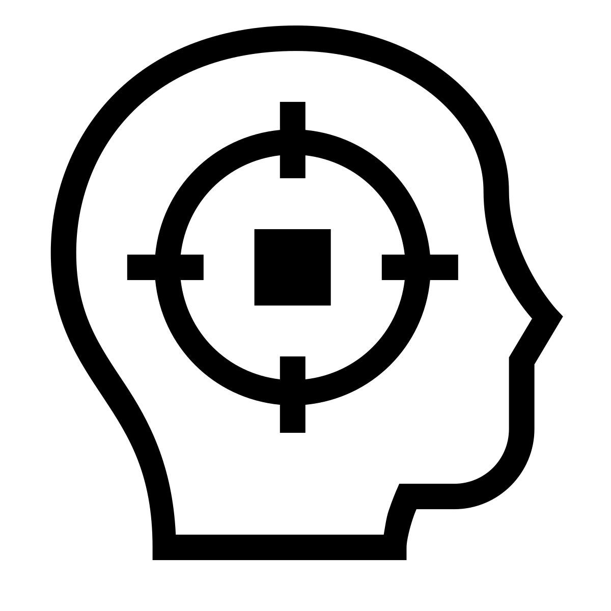 forma thin sharp style concentration sur les objectifs icon