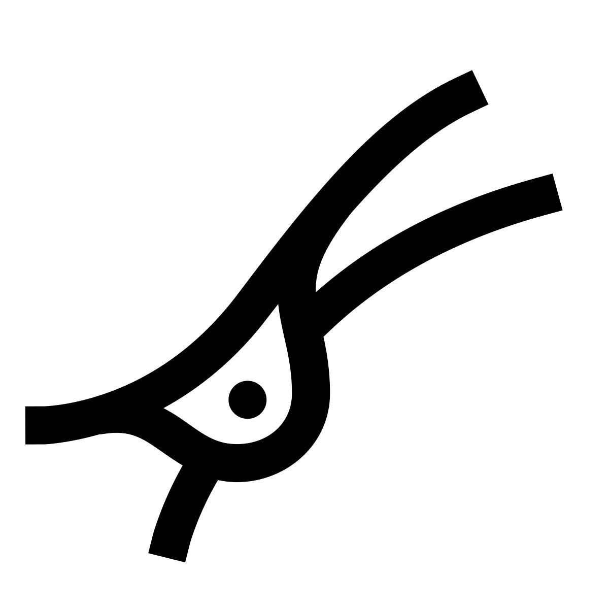 forma thin sharp style 发夹 icon