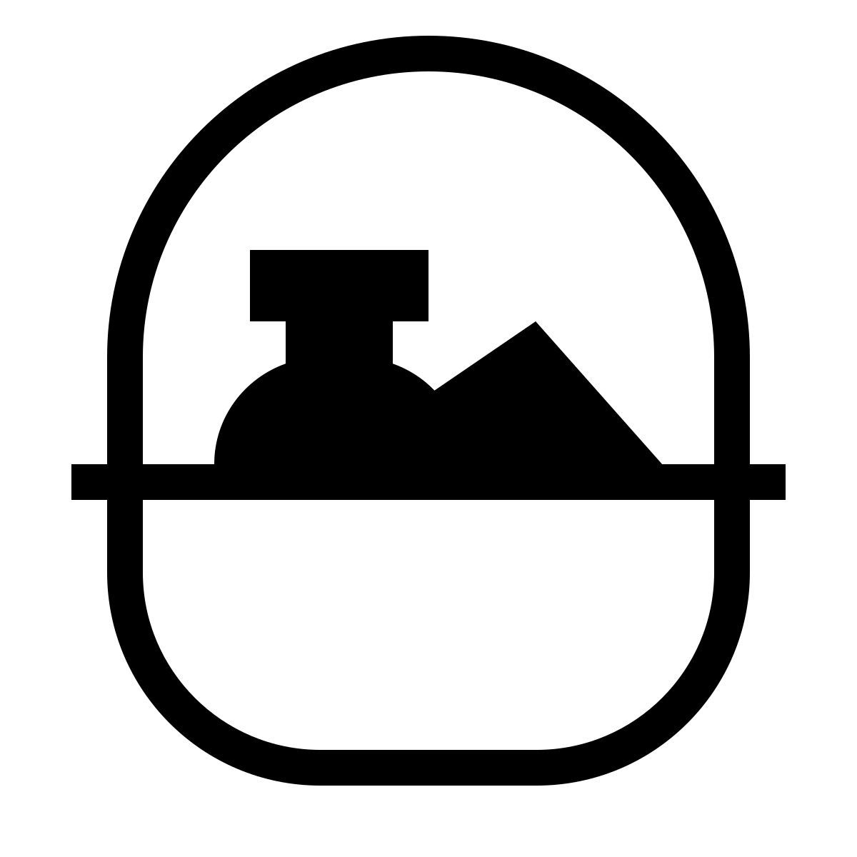 forma thin sharp style cesto icon