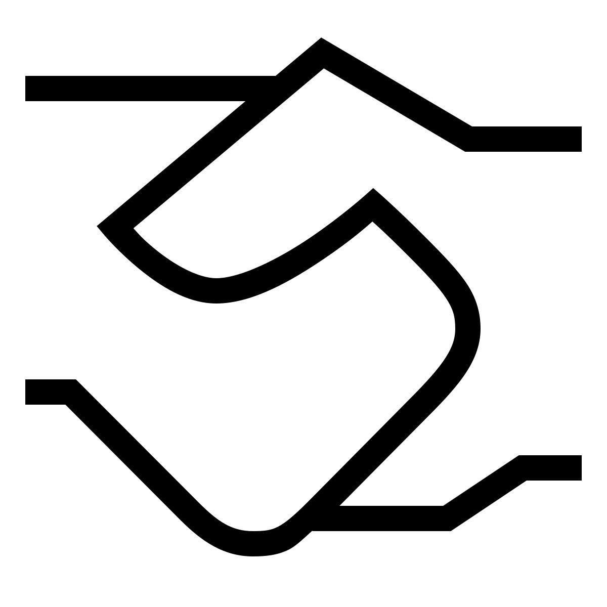 forma thin sharp style 握手 icon