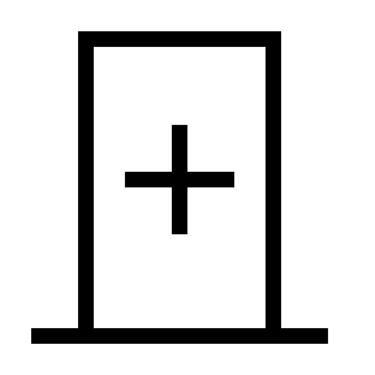 forma thin sharp style 医院室 icon