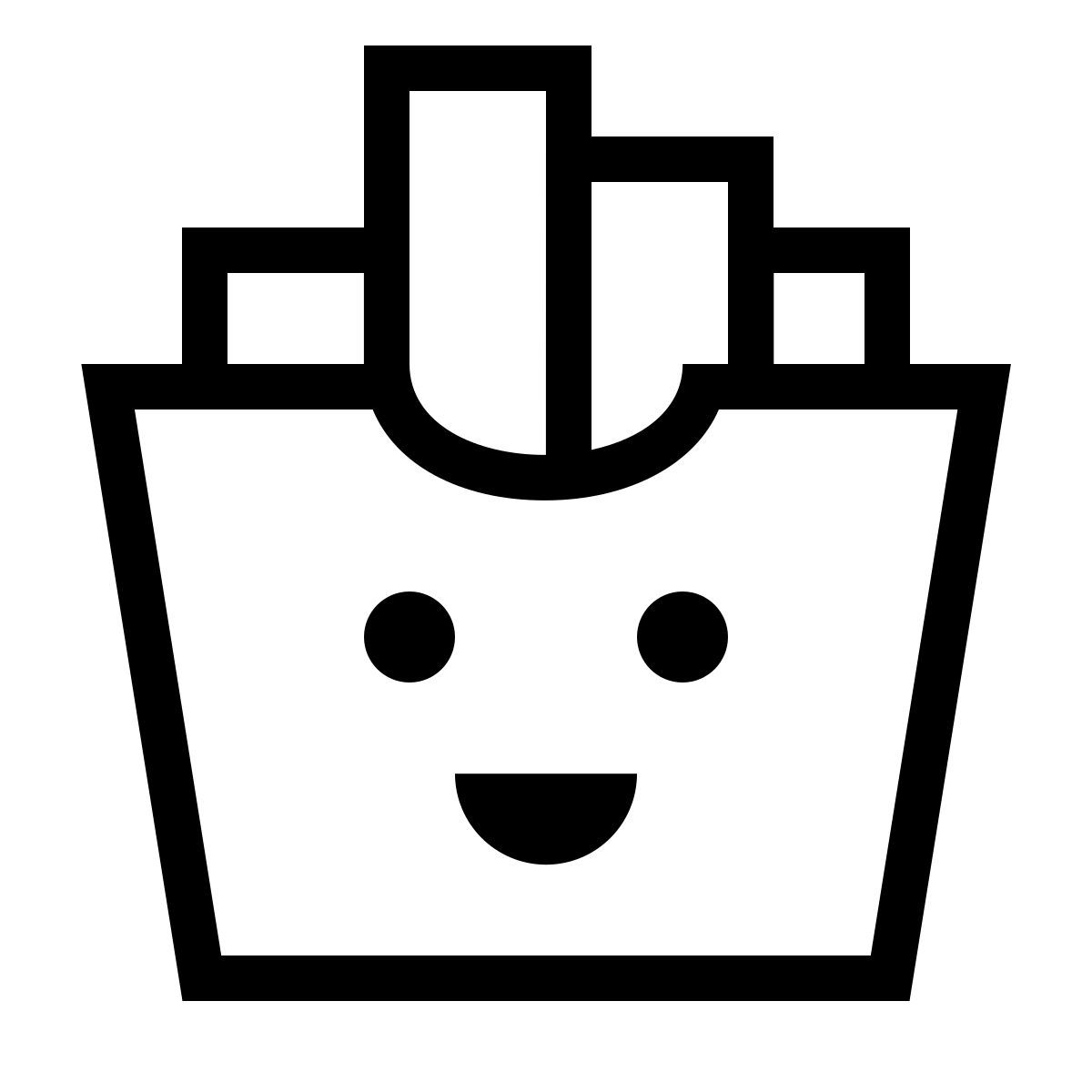 forma thin sharp style 가와이이 프렌치 프라이 icon