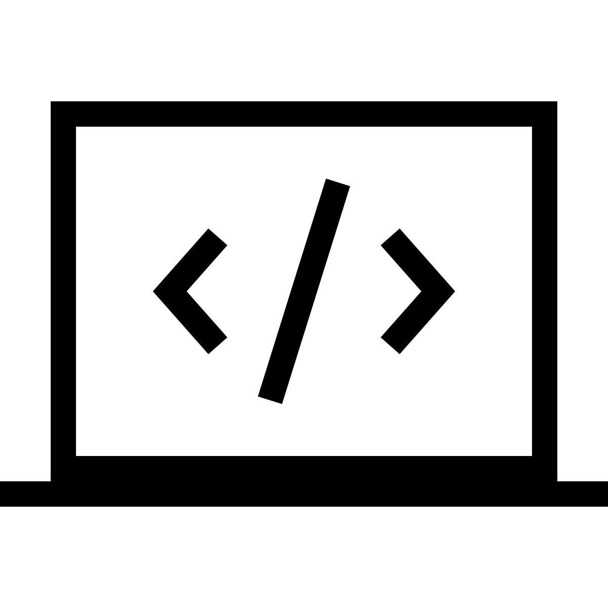 forma thin sharp style coding icon