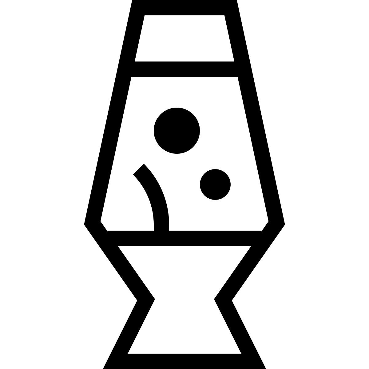 forma thin sharp style lava lampe icon
