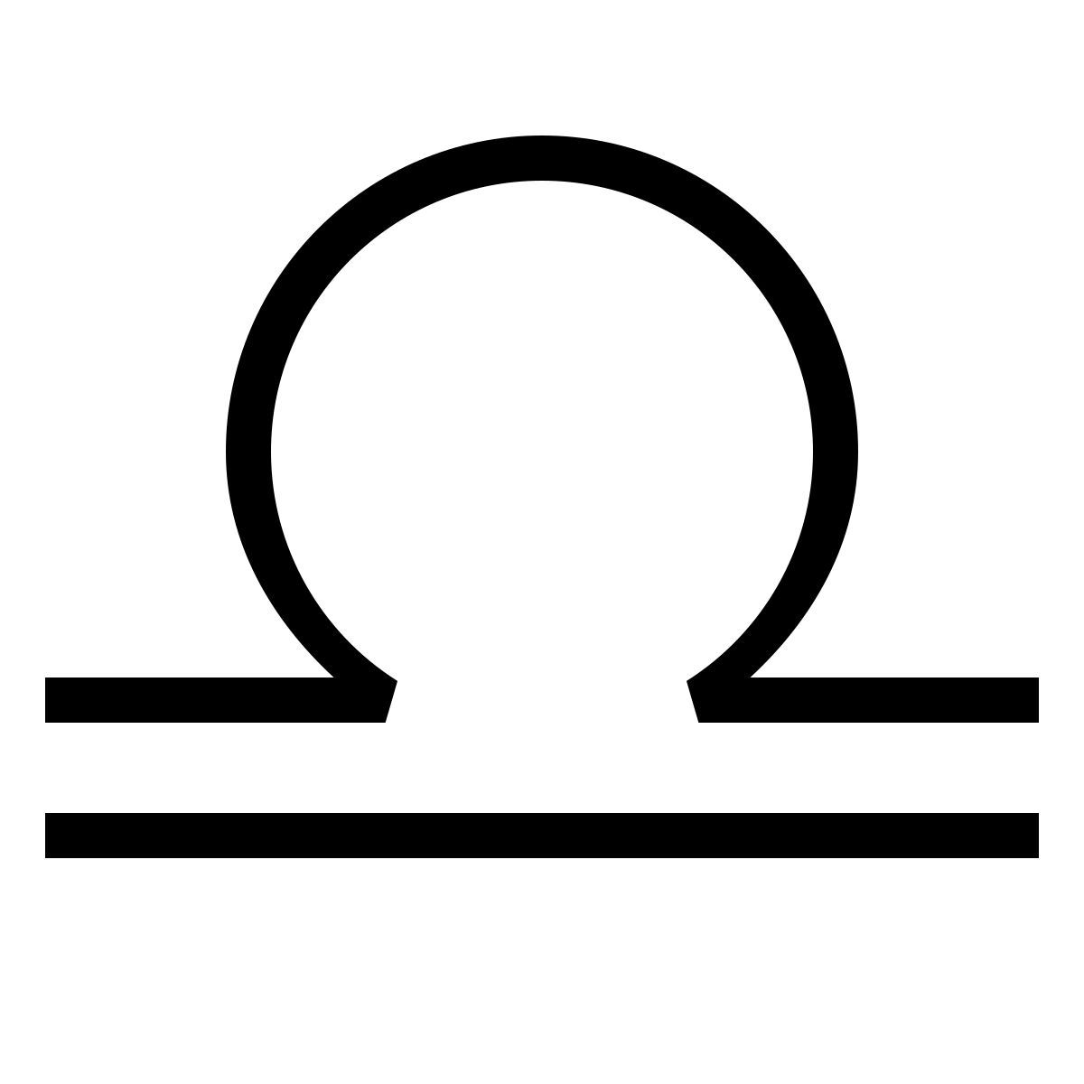 forma thin sharp style 天秤座 icon