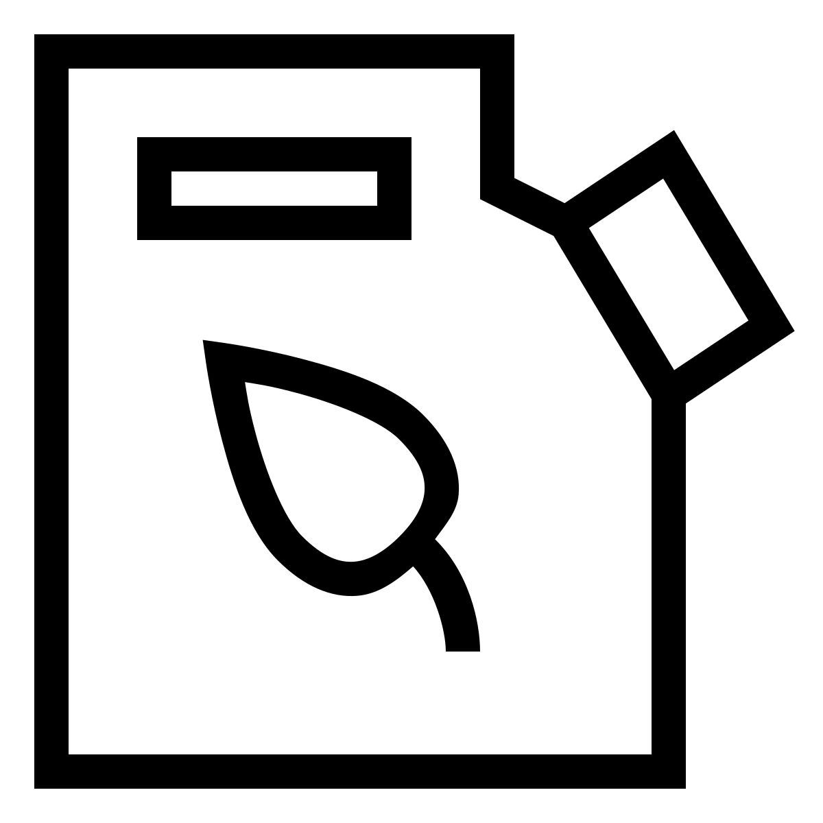 forma thin sharp style 액체 비료 icon