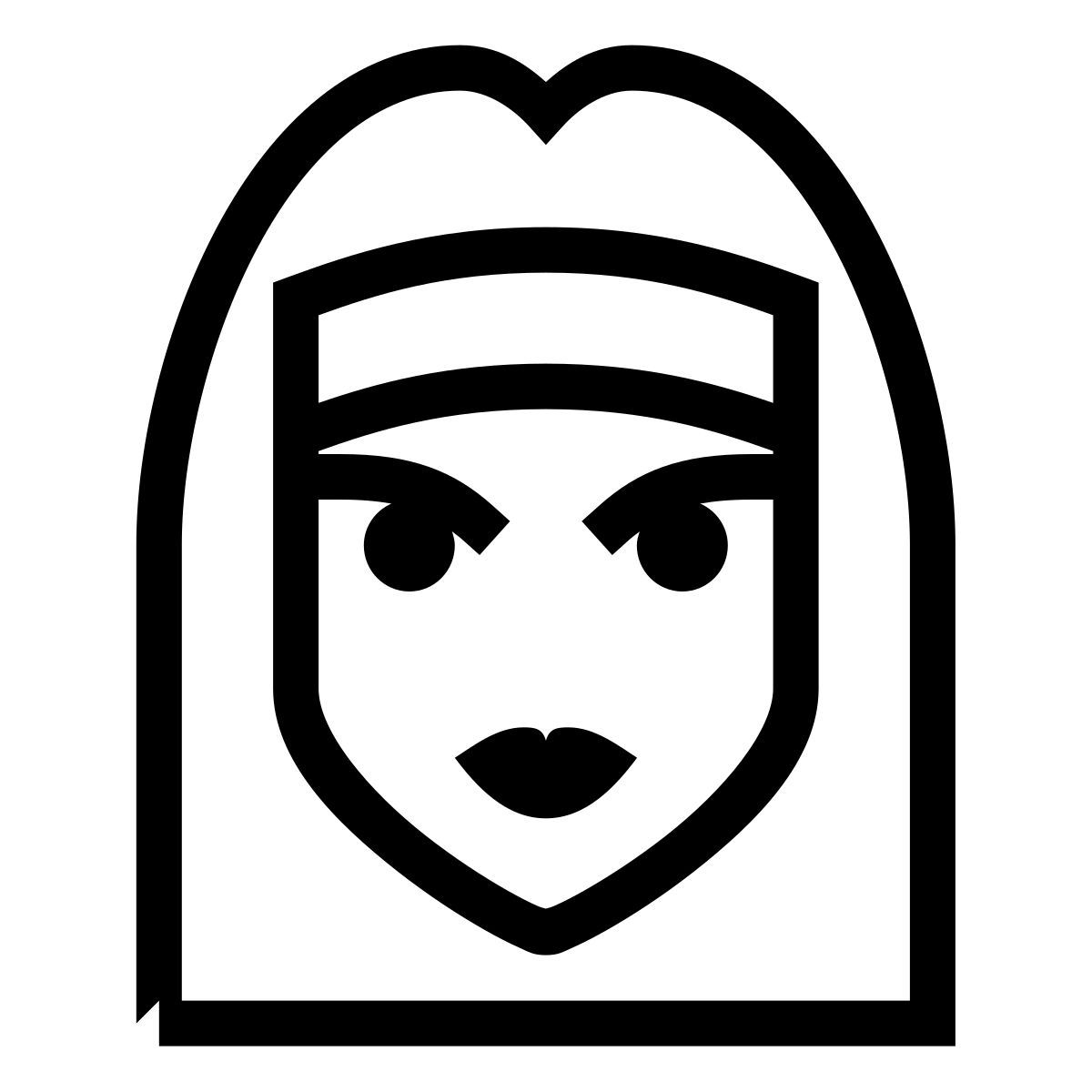 forma thin sharp style 걸어다니는 죽은 미숀 icon