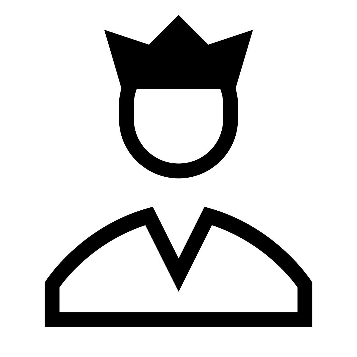 forma thin sharp style 男主持人 icon